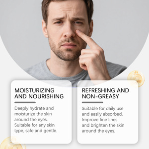 Crème pour les yeux pour femmes, soin hydratant translucide pour la peau du contour des yeux, texture légère, soin hydratant qui retient l'eau. - Product Image 3