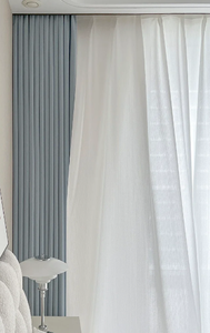 Tende Oscuranti Bifacciali di Design in Stile Moderno, 100% Poliestere, per Tutte le Stagioni, Bloccano la Luce, per Camera da Letto - Product Image 3