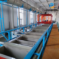 Machine d'électrodéposition entièrement automatique pour le chrome métallique, ligne de galvanoplastie au zinc