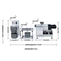Granulateur extrudeur à double vis mini 1-3 kg/h, ligne de granulation de plastique en petites séries personnalisable 5-10 kg pour la R&D en laboratoire