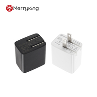 Pengisi daya usb universal pd 20w, pengisi daya usb 100-240v steker AS lipat PD Tipe C QC3.0 pengisian daya Cepat usb ganda dengan ETL UL PSE