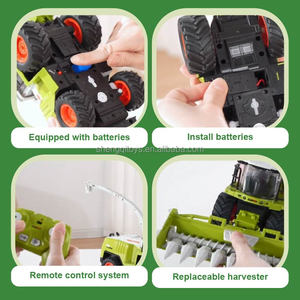 LK Toys Tracteur <span class=keywords><strong>RC</strong></span> Voiture de Ferme Échelle 1/24 2.4G 6 Canaux Télécommandé Vert Chargeur Lumineux Inclus Prêt à l'emploi - Product Image 5