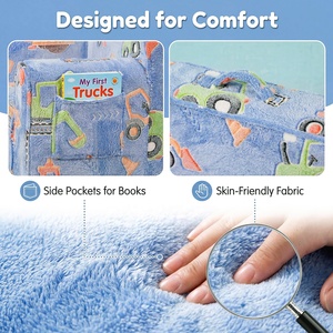 Fauteuil en sherpa doux et confortable pour enfants, fauteuil en mousse moelleux pour tout-petits, pour garçons et filles - Product Image 4