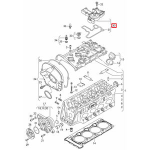 Yağ ayırıcı PCV vana kaliteli 06h103valve ae 06h103audi ak 06H103495J 6H103495J Audi A3 A4 A5 A6 Q3 Q5 için - Product Image 2