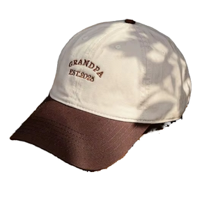 Casquette de baseball bicolore pour enfants, garçons et filles, avec logo brodé personnalisé, réglable, pour le printemps - Product Image 1