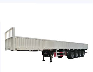 Semirremolque de Acero de Alta Capacidad para Transporte de Ganado y Carga, con Paredes Laterales y Tres Ejes, de Gran Resistencia, ¡Venta Caliente! - Product Image 4