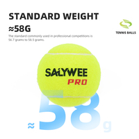 Balles de tennis Pro Performance, mélange de laine à 50 %, rebond de 140 cm, scellées sous vide, boîte de 4, qualité supérieure, vol stable, sensation de tournoi
