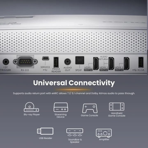 โปรเจคเตอร์ TK860i 4K UHD Smart DLP สำหรับใช้ในบ้าน ระบบ Android TV HDR10 HLG พร้อมแอปสตรีมมิ่งในตัว - Product Image 3