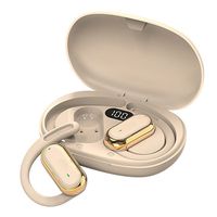 Casque sans fil pas cher à conduction osseuse, ouvert, pour le sport, haute qualité sonore, réduction du bruit, longue autonomie