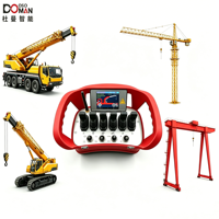 Télécommande sans fil hydraulique industrielle personnalisée pour grue 433MHZ Écran LED 4/5/6 Joysticks Étanche Garantie 1 an