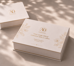 Custom Luxury Magnetic Perfume Packaging Box with Gold Foil Finish&<b>EVA</b> Insert for Fragrance Sample Set - Product Image 3
