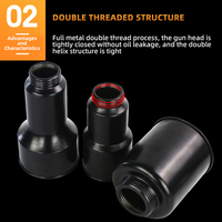Pistolet de pulvérisation de lubrifiant en alliage de bricolage industriel à haute pression pour véhicules Support OEM & ODM personnalisable