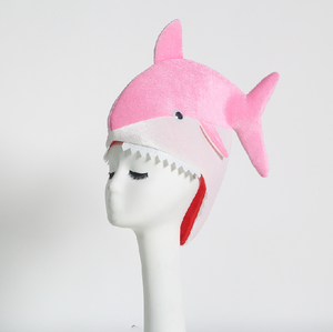 2020 vente chaude Velours Fête De <span class=keywords><strong>Carnaval</strong></span> drôle Multi couleur Mousse Poisson Requin <span class=keywords><strong>Chapeau</strong></span> - Product Image 3