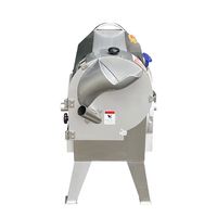 Dezoton Commerciële Fruit- en Groentensnijmachine voor het snijden, hakken en in blokjes snijden van aardappelen, uien, wortelen en wortelgewassen.