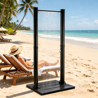 Douche solaire autonome CYEN 2026 40L grande capacité, économe en énergie, chauffée pour piscine et jardin