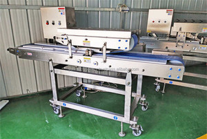 Machine horizontale automatique de trancheuse de poitrine de poulet d'acier inoxydable nouveau moteur de trancheuse de viande de coupe de saumon d'utilisation de restaurant - Product Image 3