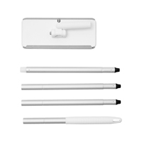 JESUN Serpillère Nettoyeur de Sol Multi-Usage, Serpillère à Sec et à Humide, Serpillère à Poussière Jetable avec Raclette