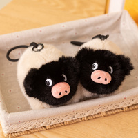 Sac à dos porte-clés en peluche cochon de simulation, vente en gros d'usine, cadeau d'anniversaire parfait pour les enfants