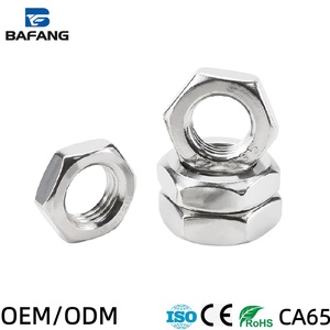 Écrous hexagonaux en nylon, acier inoxydable et zinc, ignifuges, résistants aux hautes températures, certifiés ISO, M2-M16, vente en gros - Product Image 1