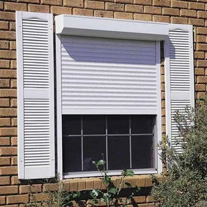 Stores enrouleurs modernes en alliage d'aluminium vertical, <span class=keywords><strong>anti</strong></span>-effraction, avec moustiquaire en acier inoxydable, vente directe usine - Product Image 5