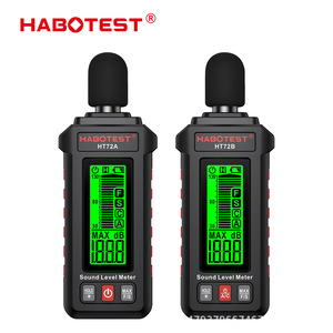 HABOTEST HT72A/B Sonomètre <span class=keywords><strong>D</strong></span>étecteur de Bruit Instrument de <span class=keywords><strong>D</strong></span>étection du Bruit Sonomètre Portable Noir/Rouge Transfrontalier - Product Image 1