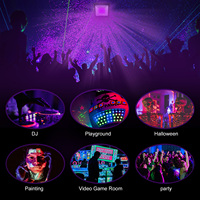 Iluminação teatrica uv portátil, barata, iluminação exterior, poderosa, para boate, jardim, discoteca, dança, luzes de palco