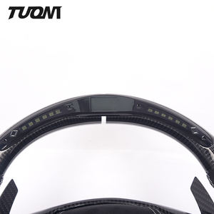 Pour <span class=keywords><strong>Mercedes</strong></span> Benz GLA <span class=keywords><strong>CLA</strong></span> <span class=keywords><strong>180</strong></span> GLC GLE W211 W212 W213 W203 W204 W205 2013 2014 2015 2016 <span class=keywords><strong>2017</strong></span> 2018 Volant en fibre de carbone - Product Image 4