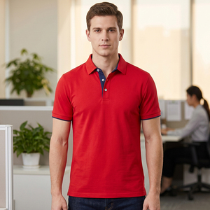 Polo da Uomo a Maniche Corte Personalizzata con il Tuo Marchio in Poliestere Dry-Fit da Golf - Product Image 2