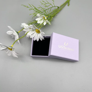 Boîte à bijoux personnalisée avec ruban, emballage de luxe pour collier, boîte à tiroir en carton de haute qualité - Product Image 3