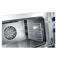 Four électrique combiné de boulangerie à convection à 5 7 10 plateaux Four combiné à vapeur pour restaurants et hôtels Four combiné