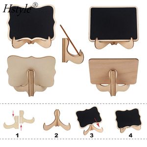 Minicabezales de madera para pizarra, etiquetas pequeñas para pizarra, soporte para caballetes, carteles, pizarra, números, SD1608, paquete de 20 Uds. - Product Image 4
