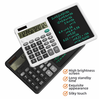 Kalkulator Notepad 2-in-1 dengan Desain Lipat Ringan untuk Perjalanan dan Pekerjaan