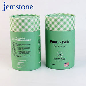 Embalaje de caja de tubo de papel biodegradable de alta calidad con logotipo personalizado - Product Image 2