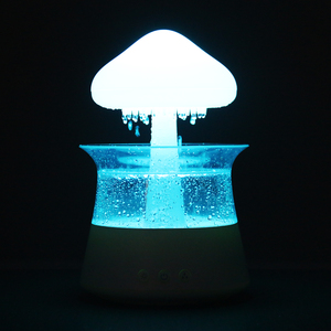 Humidificador de vapor con USB para dormitorio, humidificador de vapor con control remoto, para la lluvia, nube, con luz de ambiente, novedad de 2023 - Product Image 4