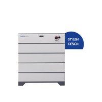 GOSTA Station d'alimentation murale tout-en-un empilable, système d'alimentation empilable à cycle profond, batterie lithium-ion 409,6 V 130 Ah