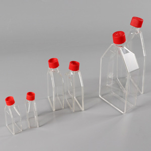 Frasco de Fondo Plano Yongyue Medical de 1L, PP, para Cultivo Celular, Uso en Laboratorio - Product Image 2