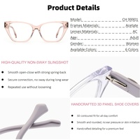 En stock, lunettes optiques en acétate haut de gamme, élégantes, durables, fabriquées à la main, montures de lunettes à monture complète, confortables pour un usage quotidien
