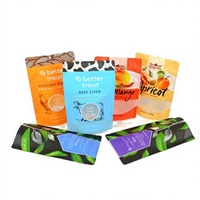 Sachets personnalisés en papier kraft mat écologique, refermables avec fermeture éclair, étanches, pour emballage alimentaire de nouilles et sachets de thé