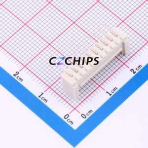 WAFER-HY2.0-10PWZ-Y62 Wire-to-Board Pin Header Bent Lead Through Hole,P=2mm Connector 1x10P 2mm Right Angle Insert HY - Product Image 2