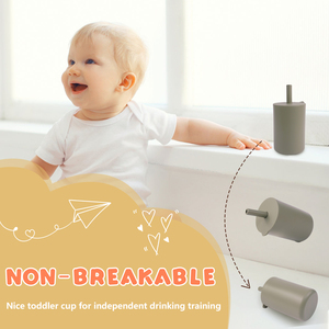 Los más vendidos 100% tazas de entrenamiento de silicona de grado alimenticio tapas pajitas al por mayor platos <span class=keywords><strong>para</strong></span> niños pequeños vajilla <span class=keywords><strong>para</strong></span> niños taza <span class=keywords><strong>para</strong></span> beber agua - Product Image 6