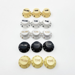 Lot de <span class=keywords><strong>3</strong></span> capuchons de boutons de <span class=keywords><strong>guitare</strong></span> électrique STSQ 1V2T, contrôle du volume et du tonalité, en métal, pour potentiomètre et interrupteur de <span class=keywords><strong>guitare</strong></span> électrique - Product Image 1