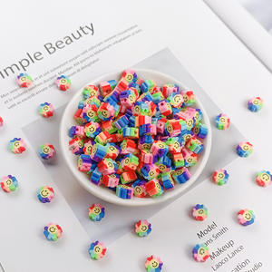 Multiple Styles 500g/bag 10mm Spacer Beads Clay Beads Polymer Clay Beads for Jewelry Making DIY Handmade Jewelry Crafts - Product Image 4