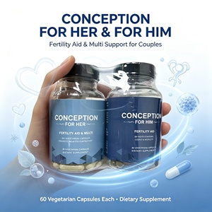 Complément de Fertilité Naturelle pour Hommes et Femmes 60 Capsules Vitamines Prénatales pour Lui et Elle pour le Soutien à la Grossesse OEM ODM - Product Image 1