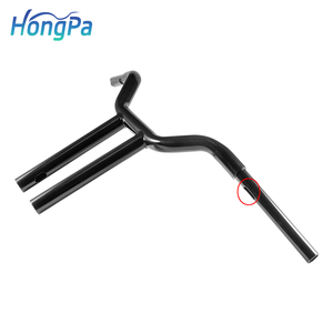 Motorrad Lenker T-Stangen Motorrad 12 "14" Motorrad Lenker Drag Bars für Harley XL883 XL1200 X48 <span class=keywords><strong>Fat</strong></span> Boy Softail Dyna - Product Image 4