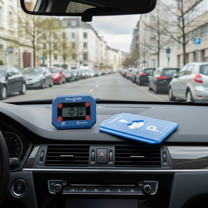 แผ่นจอดรถดิจิตอล Mountech พร้อมฟังก์ชั่นซ่อนข้อมูลด้วยคลิกเดียว ดีไซน์ทันสมัยทำจากพลาสติก สำหรับจอดรถชั่วคราว - Product Image 3