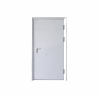 Puerta ignífuga de Metal de estilo acero Simple moderna de alta calidad hecha a medida para uso doméstico de Hotel venta directa de fábrica para Exterior