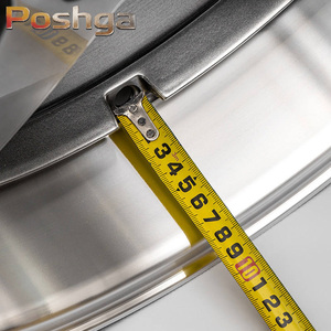 Jantes Flow Forming à rebord profond 15 16 17 18 pouces, <span class=keywords><strong>5</strong></span> branches, 4x100 5x100 5x114.3 pour Civic, Subaru WRX, JDM et voitures particulières - Product Image 3