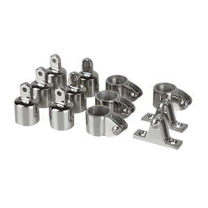 Accessoire de quincaillerie marine de type Zhengshan, manchon coulissant pour fixation de parasol, auvent, parasol, ensemble de capuchon coulissant à 3 arcs pour housse de siège de yacht - Product Image 1