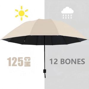 Parapluie pliable manuel personnalisé avec logo, en tissu pongé 190T, pour cadeaux d'affaires, promotions et événements marketing - Product Image 4