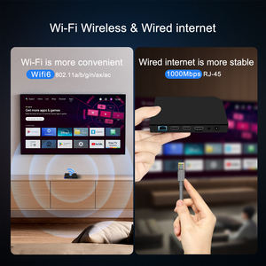 Precio <span class=keywords><strong>de</strong></span> Fábrica, TV Box 4K 16GB Android 14 CZ20 Amlogic S905X5 Quad Core, 16GB WiFi 6 BT 5.4, Reproductor Inteligente, Video, Cine en Casa, Portátil - Product Image 6